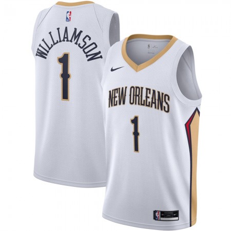 Camiseta Hombre New Orleans Pelicans Zion Williamson 1 2020-21 Nike Association Edition Swingman